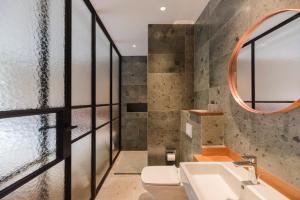 Phòng tắm tại Shanyu Life Huangshan Design Hotel