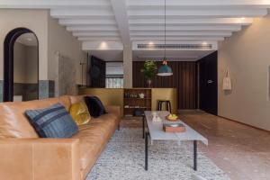 Khu vực ghế ngồi tại Shanyu Life Huangshan Design Hotel