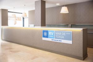 a lobby with a rx market dc hospital reception counter at RVHotels Mar de Tossa in Tossa de Mar +87 photos