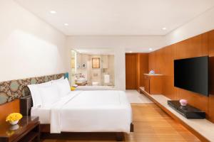 TV a/nebo společenská místnost v ubytování Taj Surajkund Resort & Spa, Delhi NCR