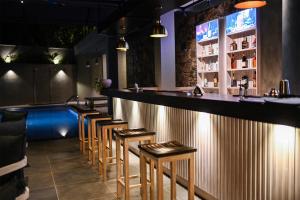 Lounge nebo bar v ubytování Hiriketiya Beach Resort