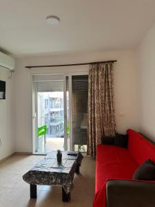 Χώρος καθιστικού στο Apartment near the sea