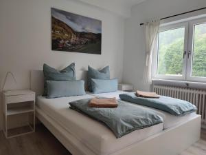 Postel nebo postele na pokoji v ubytování Steepleview House