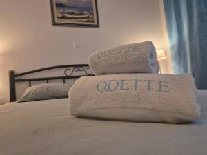 Posteľ alebo postele v izbe v ubytovaní oDeTTe