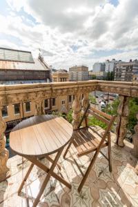 Balkón nebo terasa v ubytování Scandinavian Apartments