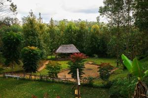 En hage utenfor Andasibe Sifaka Lodge