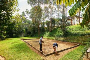 En hage utenfor Andasibe Sifaka Lodge