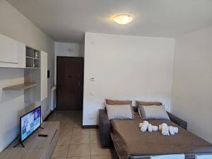Μια τηλεόραση ή/και κέντρο ψυχαγωγίας στο Residenza Sabina B&B