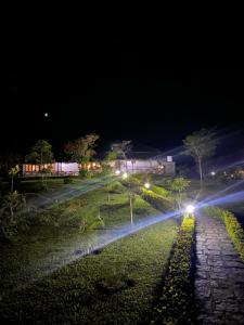 En hage utenfor Andasibe Sifaka Lodge
