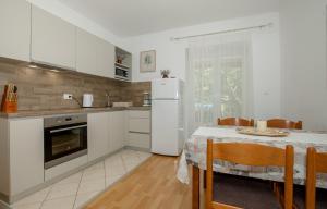 Kuchyň nebo kuchyňský kout v ubytování Apartments Kordić