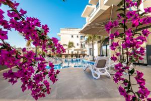 Balkón nebo terasa v ubytování Absolute Hotel Ksamil