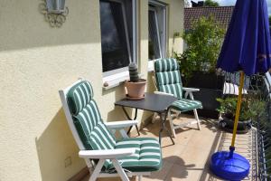 Patio nebo venkovní prostory v ubytování Ferienwohnung Ahrtalblick