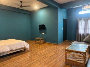 TV a/nebo společenská místnost v ubytování Cheklaa-a Backpacker's Hostel