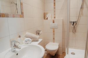 Koupelna v ubytování Pension Spreitzhof & Appartement Royer