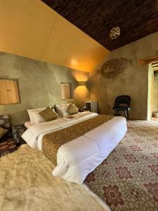 Una cama o camas en una habitación de Safari Resort Skardu