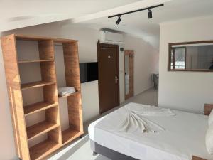 Postel nebo postele na pokoji v ubytování Katre Hotel Oludeniz