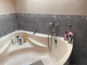 Vannituba majutusasutuses Apartman 1
