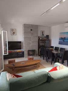 Posezení v ubytování Villa Lagarto