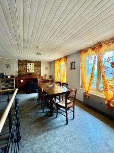 Ruang duduk di Chalet Panoramique