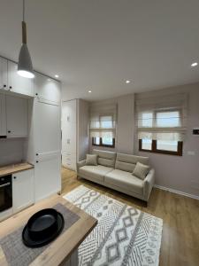 Posezení v ubytování PAVÉ Apartment