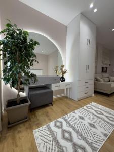 Posezení v ubytování PAVÉ Apartment