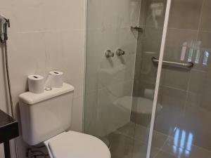 Koupelna v ubytování Casarão da Ducha hotel concept