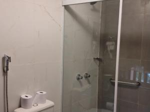Koupelna v ubytování Casarão da Ducha hotel concept