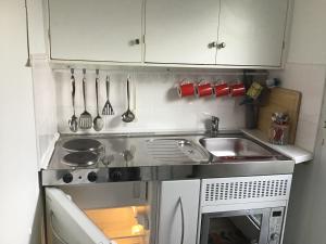 Dapur atau dapur kecil di Farm Apartment