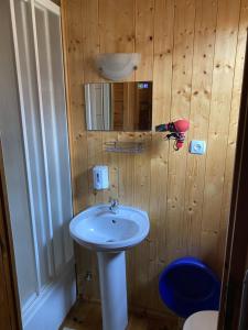 Koupelna v ubytování Domki Letniskowe + 15 fotografií