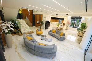 Area soggiorno di Villa Mina - فيلا مينا الملكية