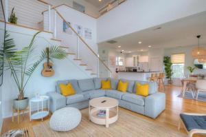 Χώρος καθιστικού στο Marsh to the Beach