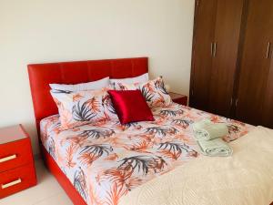 Cama ou camas em um quarto em Atlas Ocean View Vue Mer Directe