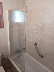 Et badeværelse på Vera playa Apartamento