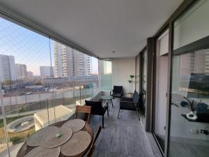 Posezení v ubytování Modern apartment in Montemar