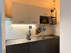 Kuchyň nebo kuchyňský kout v ubytování Apartment Rotone
