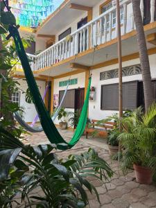 Taman di luar Hotel Adoquin Zipolite