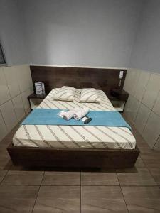 Postel nebo postele na pokoji v ubytování Hotel xandu-proximo arena corinthians