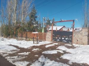 Cabañas Rowal Potrerillos v zimě