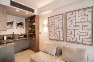 Η κουζίνα ή μικρή κουζίνα στο Aesthé boutique studio