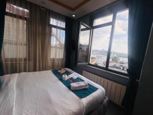 Ένα ή περισσότερα κρεβάτια σε δωμάτιο στο ZADE GALATA otel