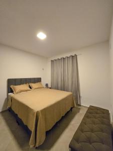Katil atau katil-katil dalam bilik di Falésias de Pipa - Apartamento com Vista Mar