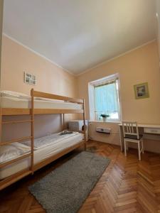 Ένα ή περισσότερα κρεβάτια σε δωμάτιο στο Apartment Bright & Light