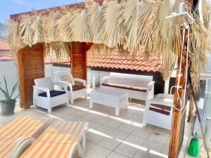 Balkón nebo terasa v ubytování Boho Bay Apartment