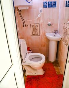 Koupelna v ubytování Guesthouse Klara