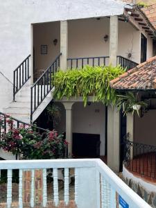 Balkón nebo terasa v ubytování Hotel Aguablanca