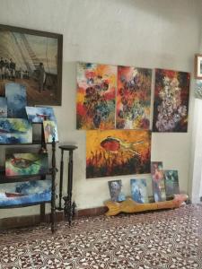 Uma área de estar em Pousada Alquimia