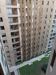 サンティアゴにあるDanyedi Apartのアパートメントビルの空中ビュー
