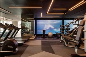 Fitness centrum a/nebo fitness zařízení v ubytování Marsden Viaduct