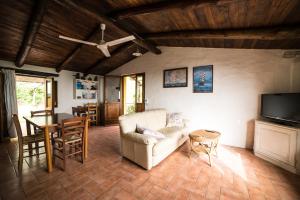 Posezení v ubytování B&B Calandrella