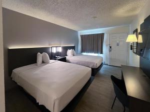 Postel nebo postele na pokoji v ubytování Motel 6 Las Vegas, NV - Strip